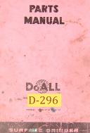 DoAll-Doall D824-120 and D824-12, Surface Grinder, 130 Page Parts Manual-D824-10-D824-12-01